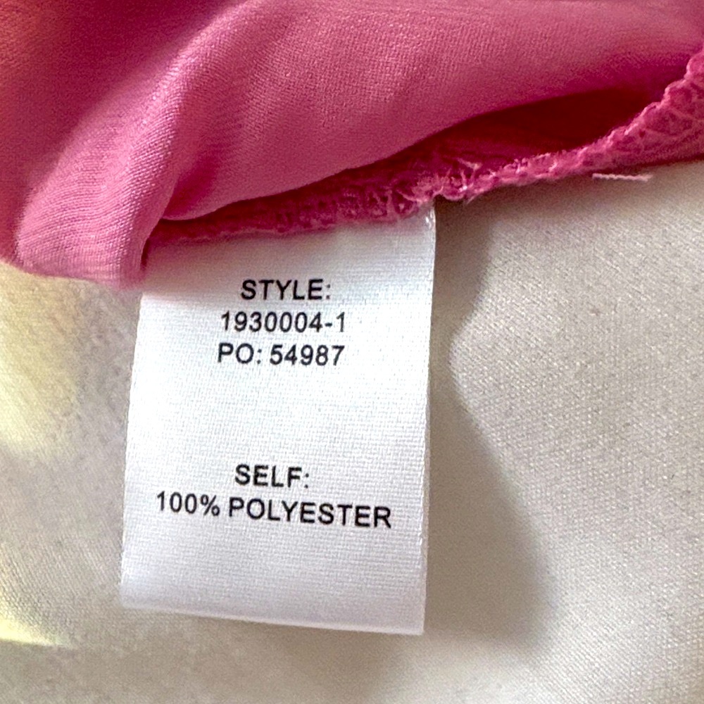 NWT Current Air Women’s Pink Ruffled Collar Blouse - Picture 6 of 7